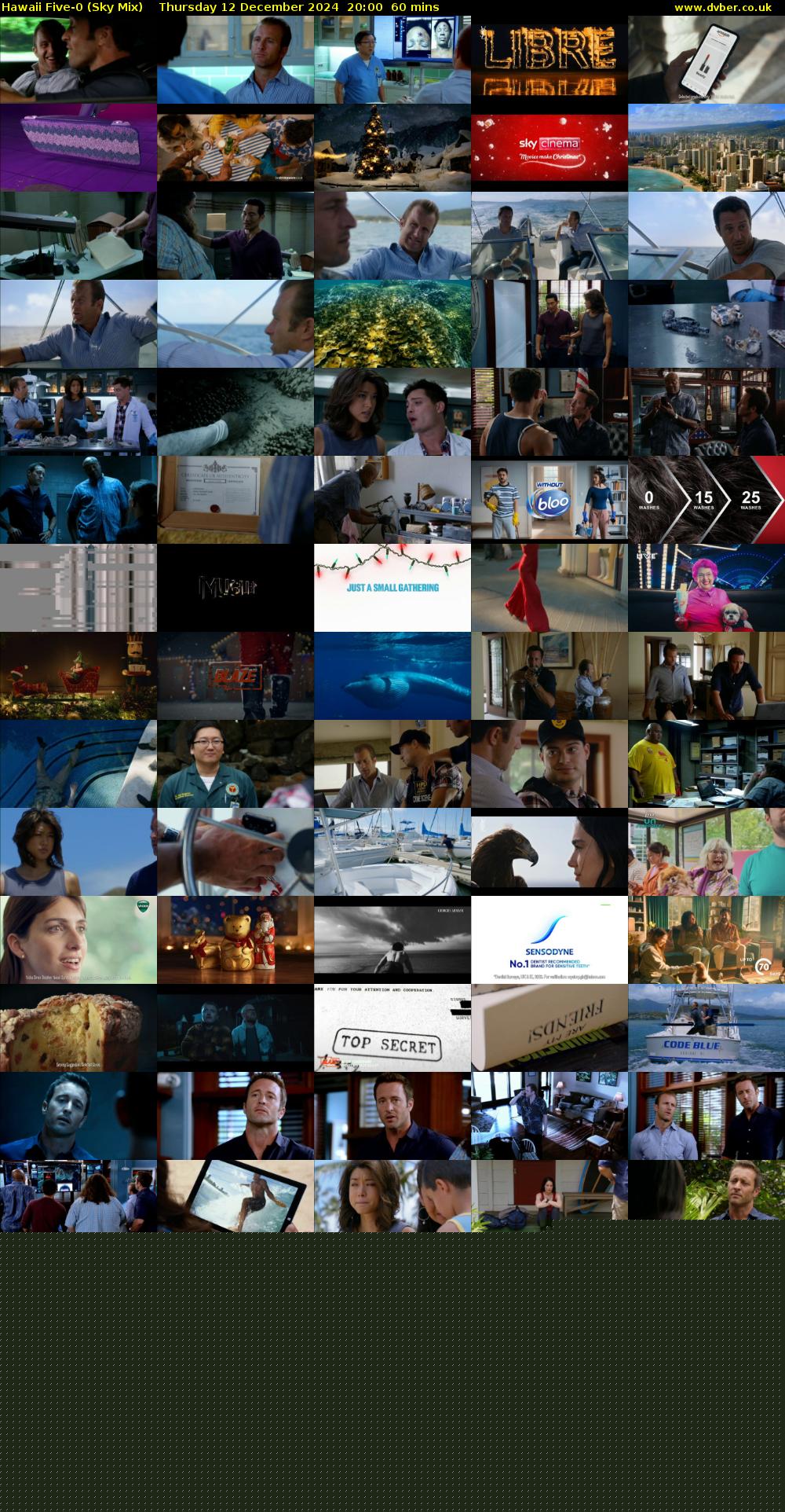 Hawaii Five-0 (Sky Mix) Thursday 12 December 2024 20:00 - 21:00