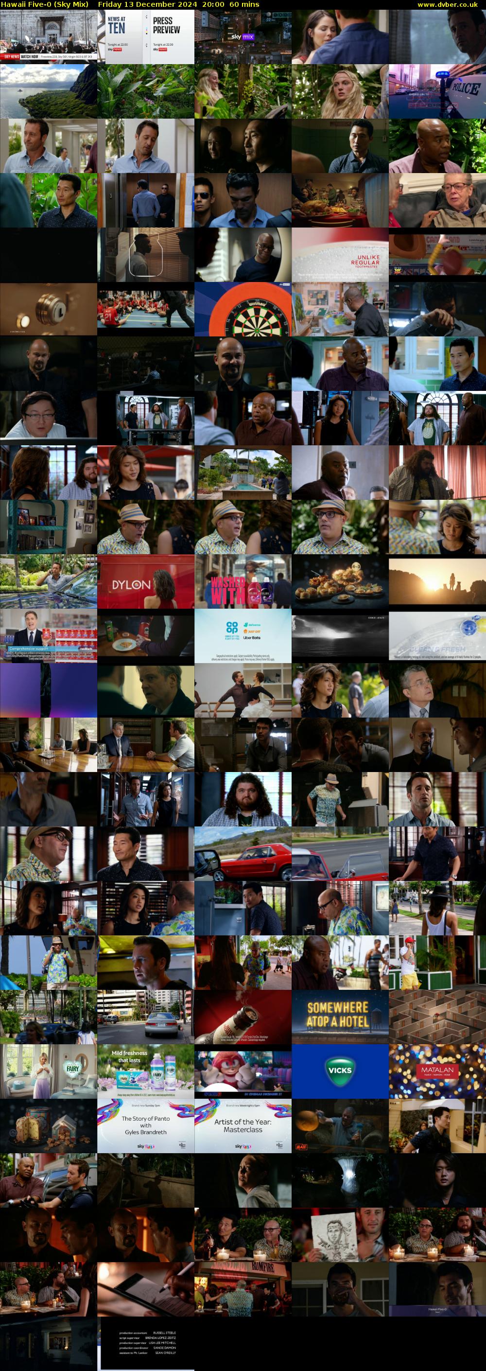 Hawaii Five-0 (Sky Mix) Friday 13 December 2024 20:00 - 21:00