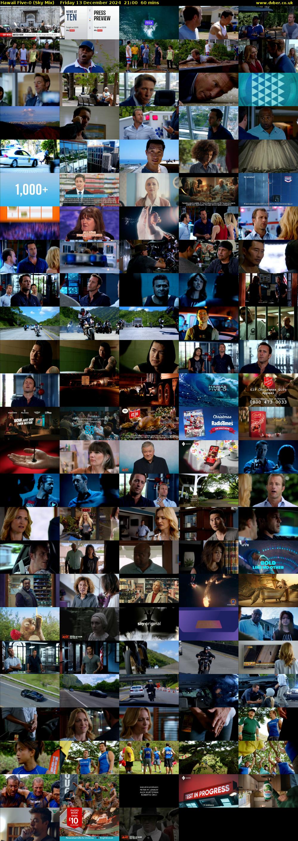 Hawaii Five-0 (Sky Mix) Friday 13 December 2024 21:00 - 22:00