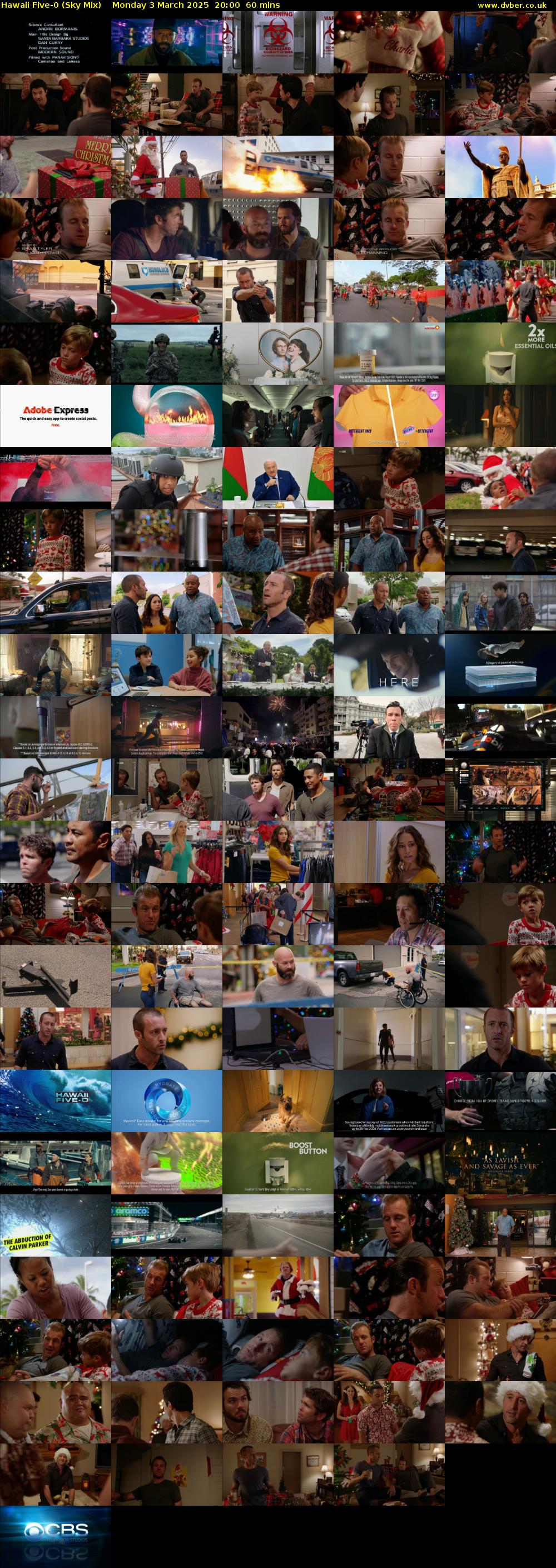Hawaii Five-0 (Sky Mix) Monday 3 March 2025 20:00 - 21:00