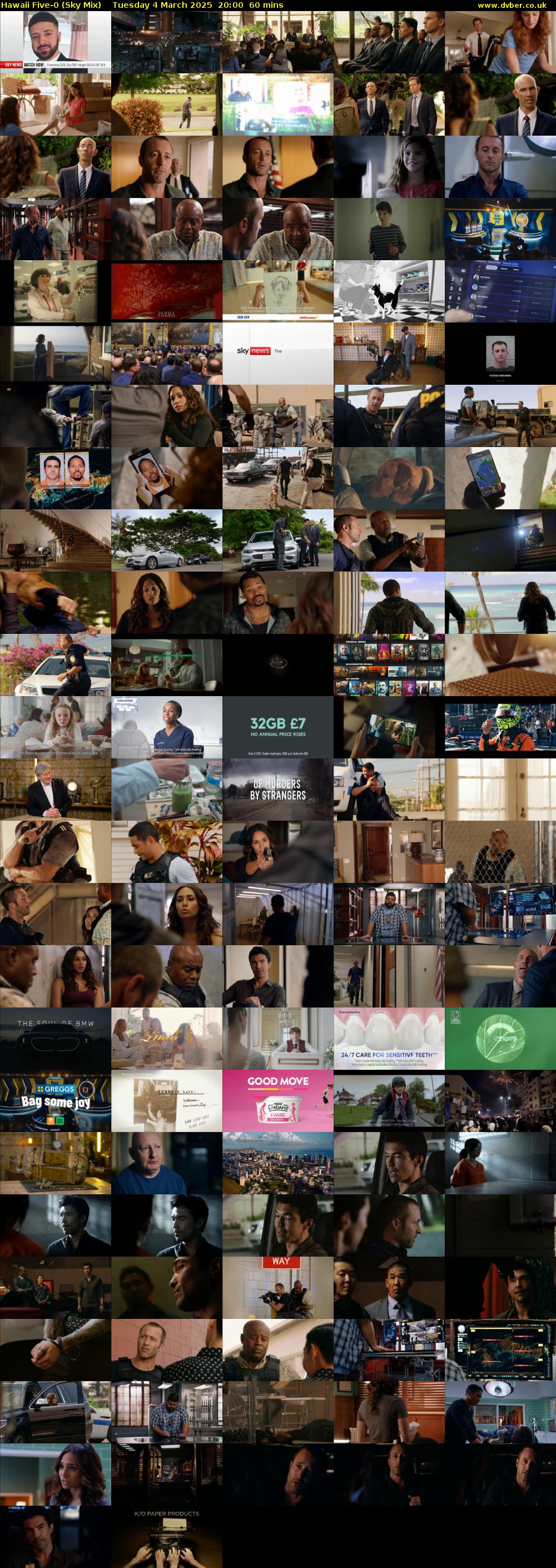 Hawaii Five-0 (Sky Mix) Tuesday 4 March 2025 20:00 - 21:00