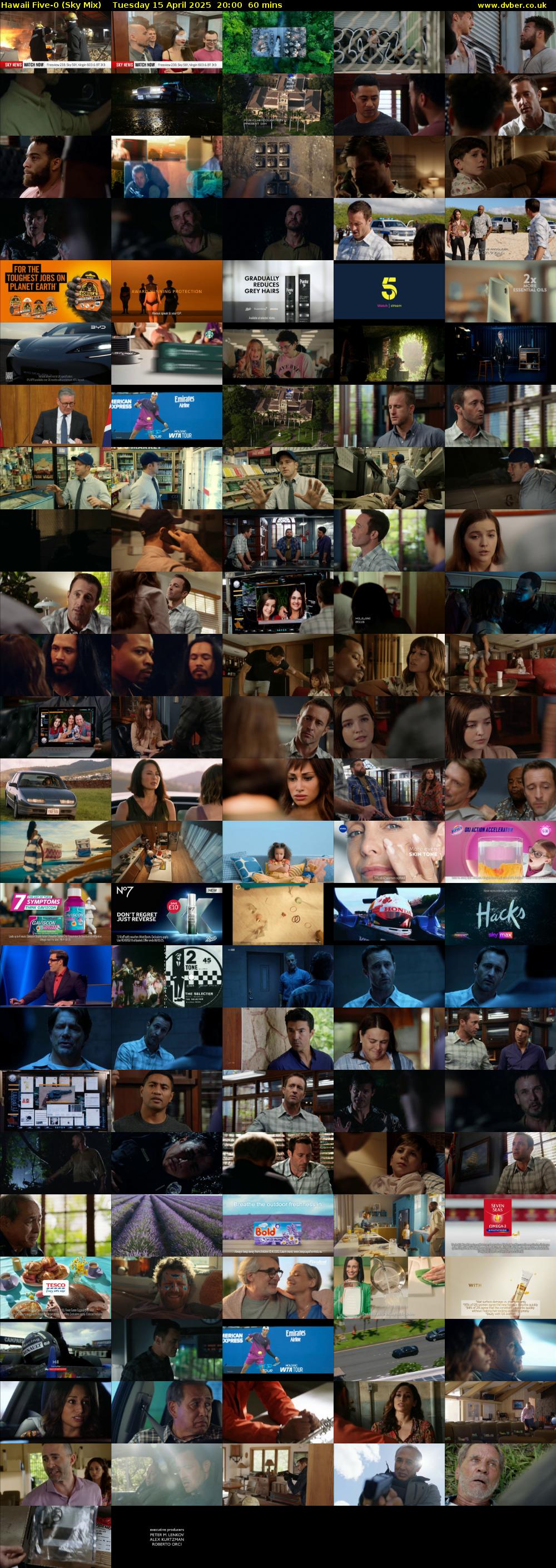 Hawaii Five-0 (Sky Mix) Tuesday 15 April 2025 20:00 - 21:00