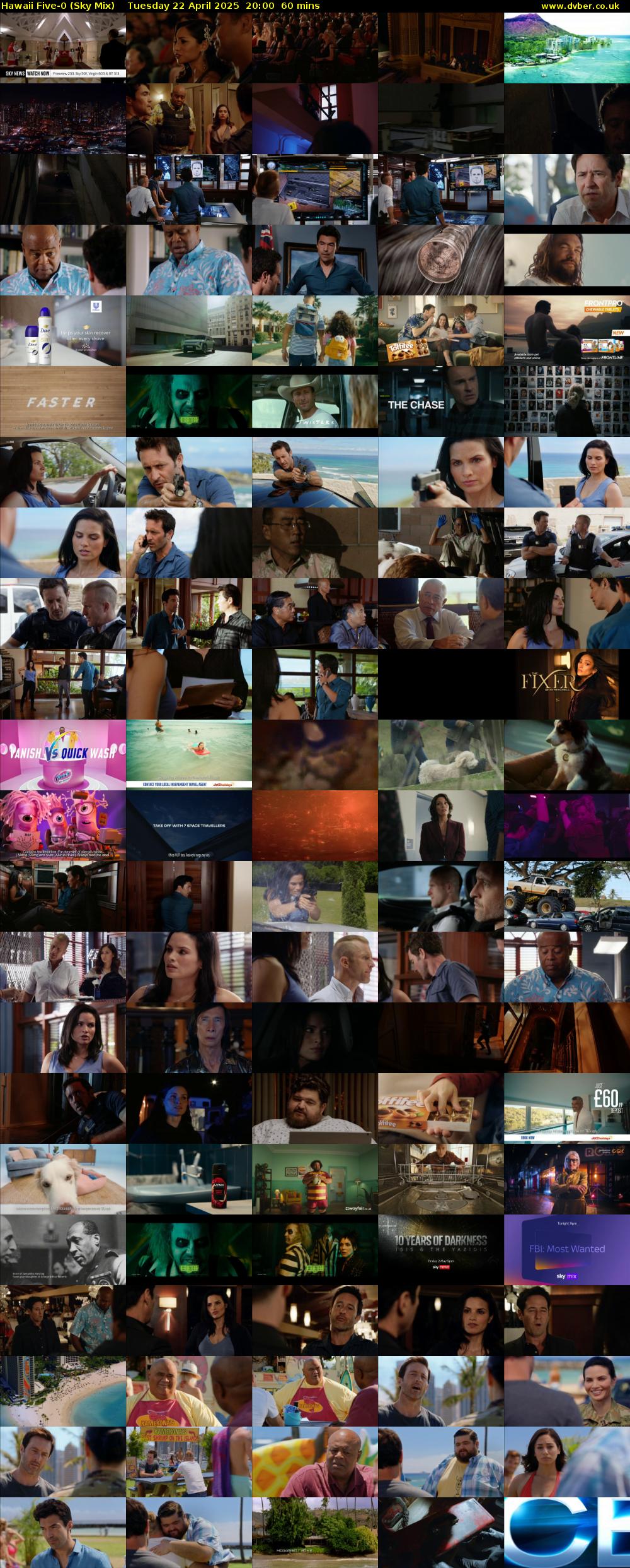 Hawaii Five-0 (Sky Mix) Tuesday 22 April 2025 20:00 - 21:00