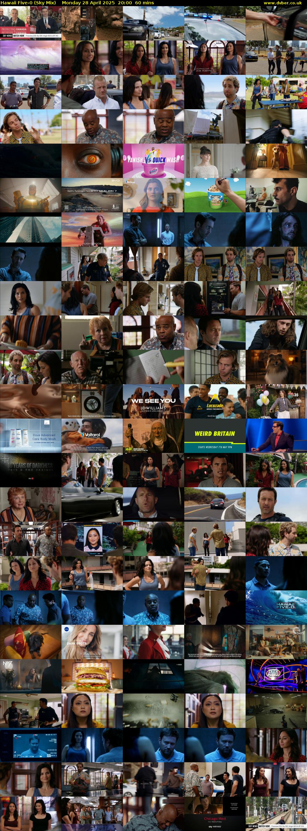 Hawaii Five-0 (Sky Mix) Monday 28 April 2025 20:00 - 21:00