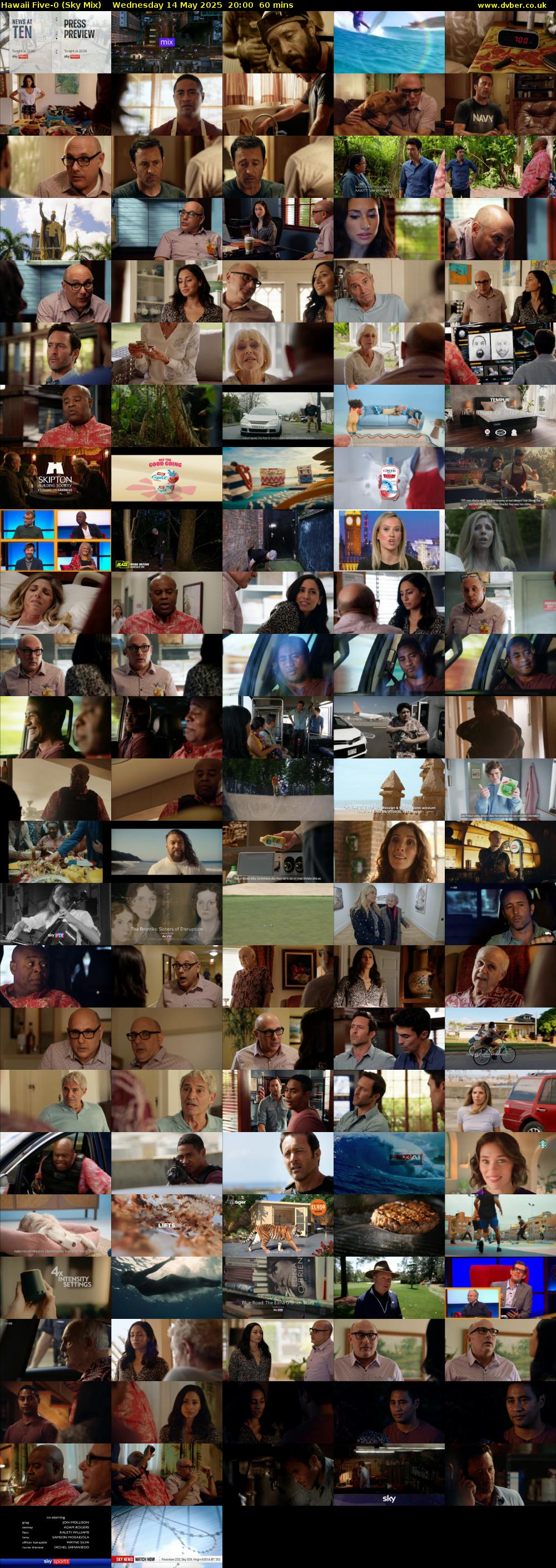 Hawaii Five-0 (Sky Mix) Wednesday 14 May 2025 20:00 - 21:00