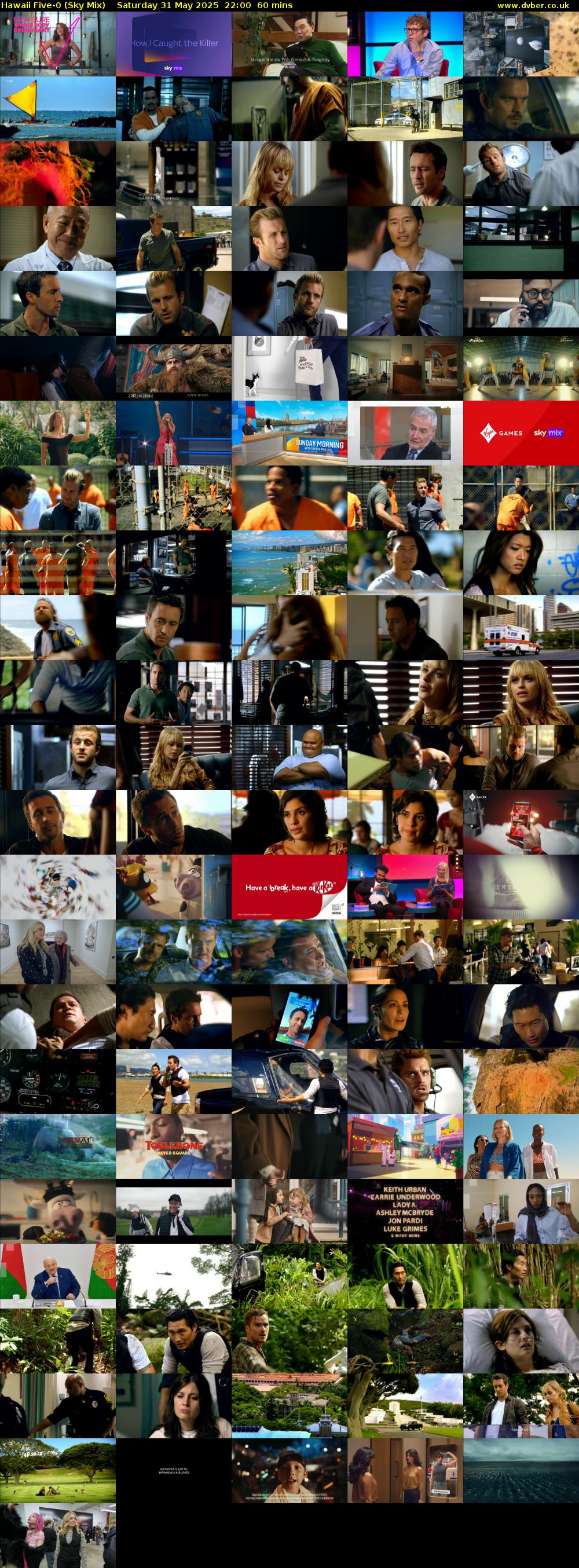 Hawaii Five-0 (Sky Mix) Saturday 31 May 2025 22:00 - 23:00
