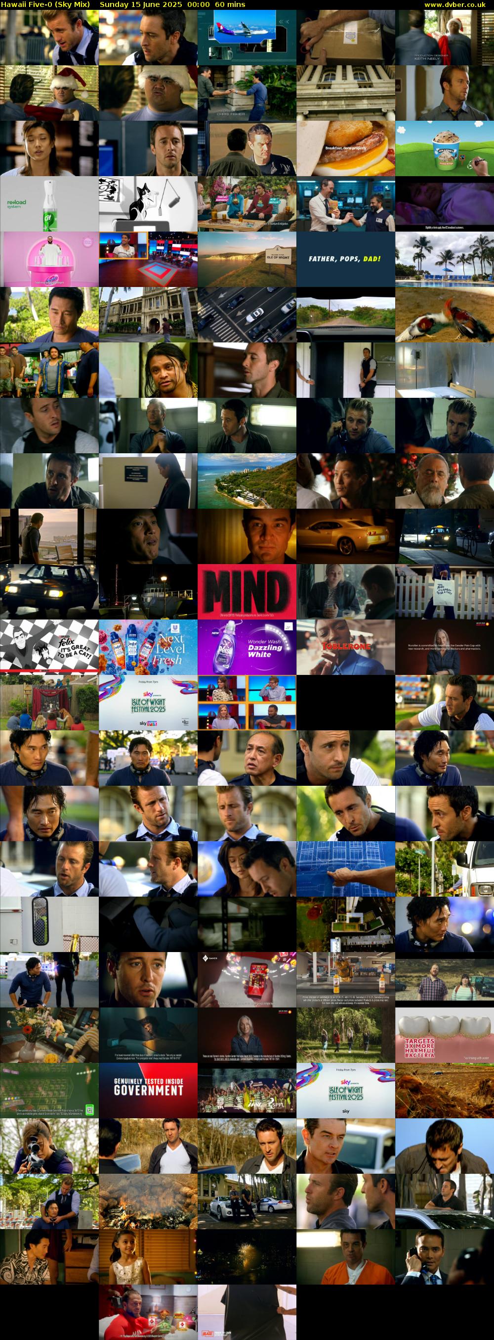 Hawaii Five-0 (Sky Mix) Sunday 15 June 2025 00:00 - 01:00