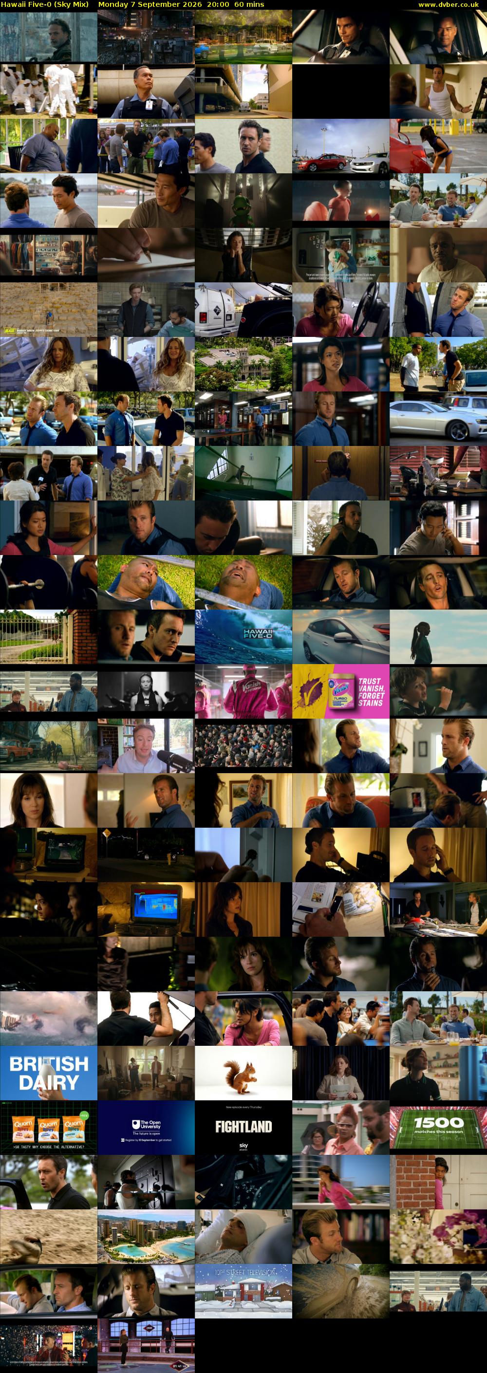 Hawaii Five-0 (Sky Mix) Monday 7 September 2026 20:00 - 21:00