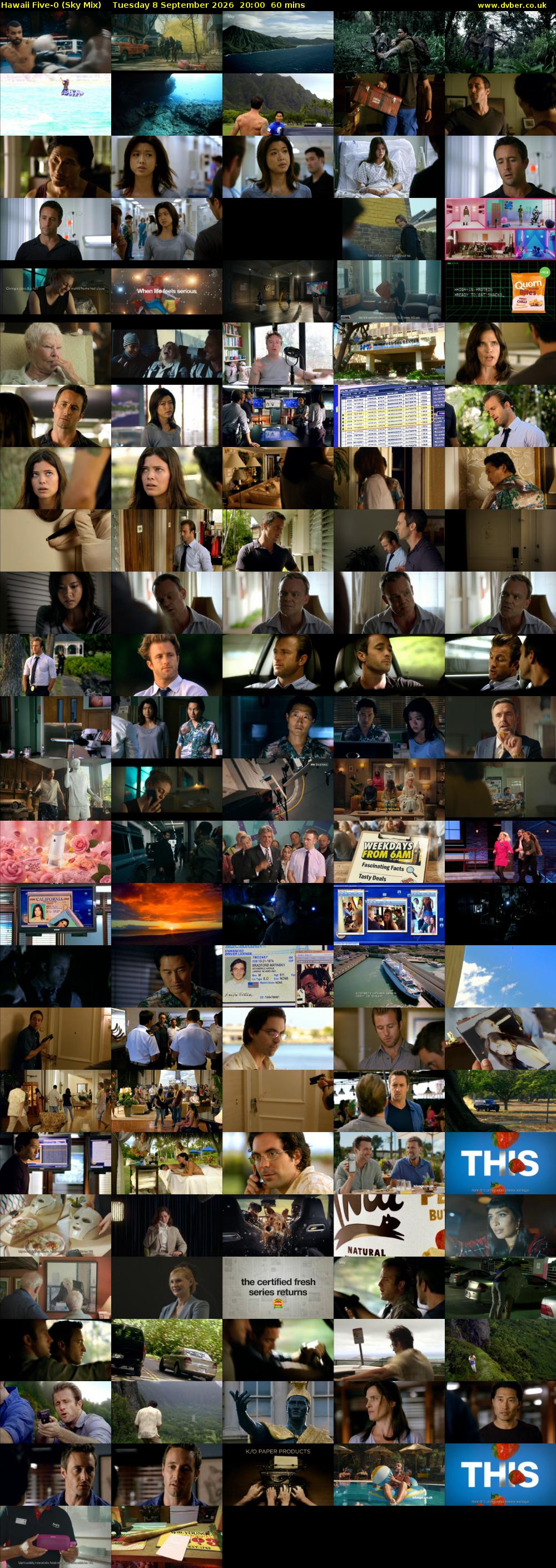 Hawaii Five-0 (Sky Mix) Tuesday 8 September 2026 20:00 - 21:00