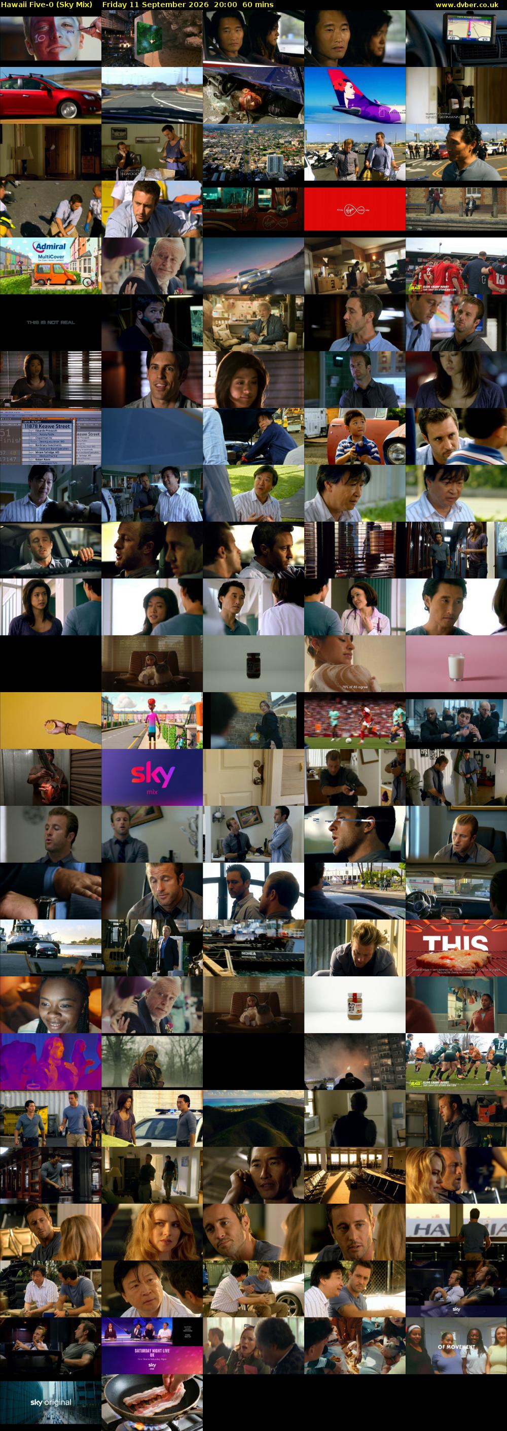 Hawaii Five-0 (Sky Mix) Friday 11 September 2026 20:00 - 21:00