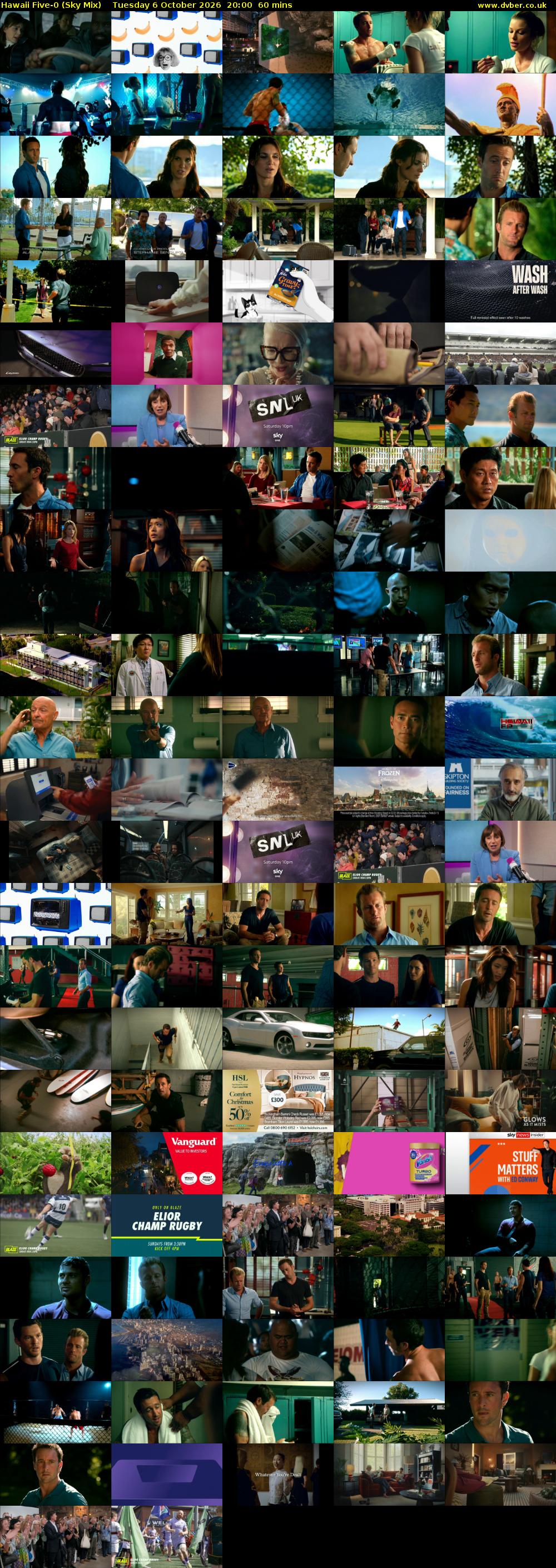 Hawaii Five-0 (Sky Mix) Tuesday 6 October 2026 20:00 - 21:00