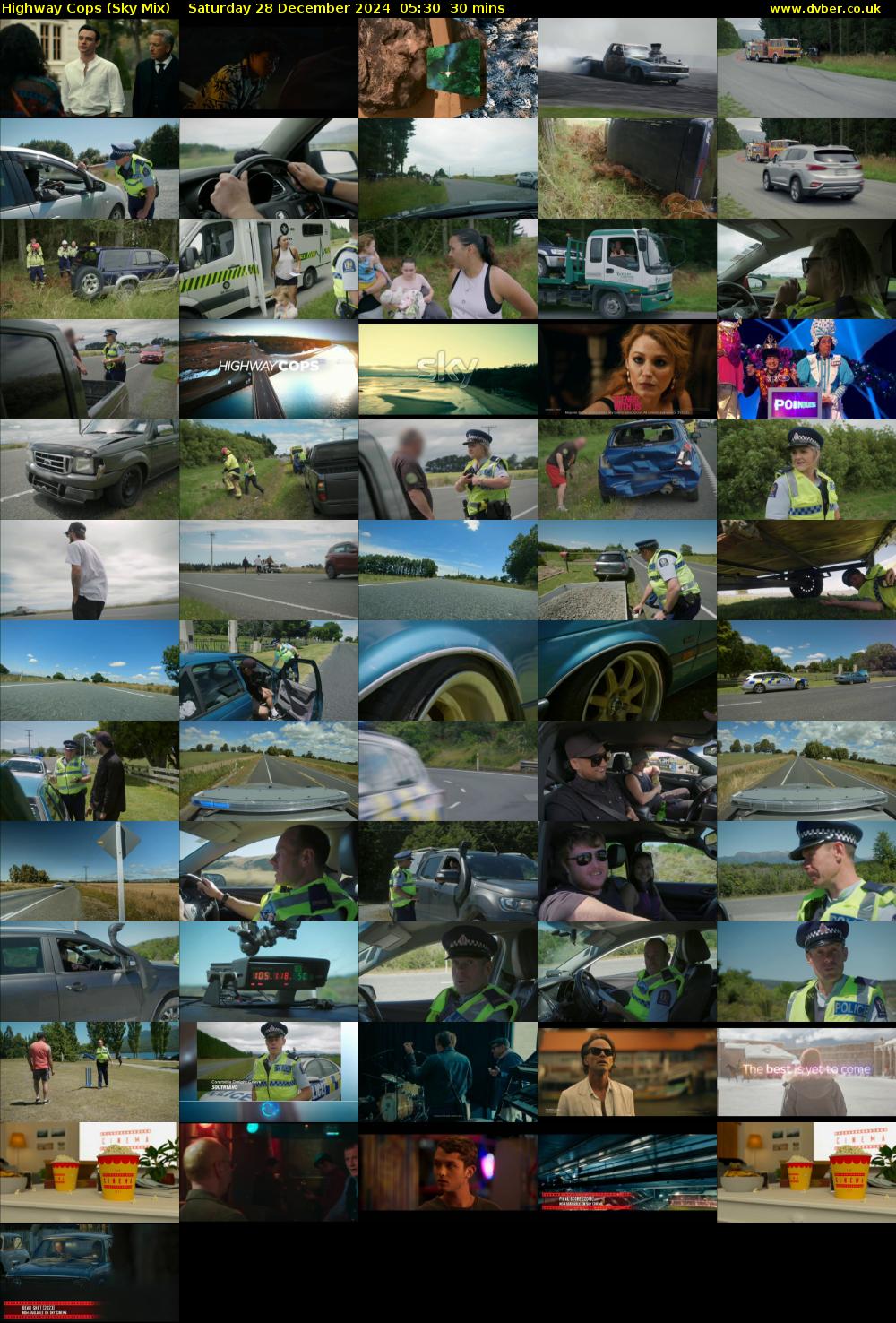 Highway Cops (Sky Mix) Saturday 28 December 2024 05:30 - 06:00