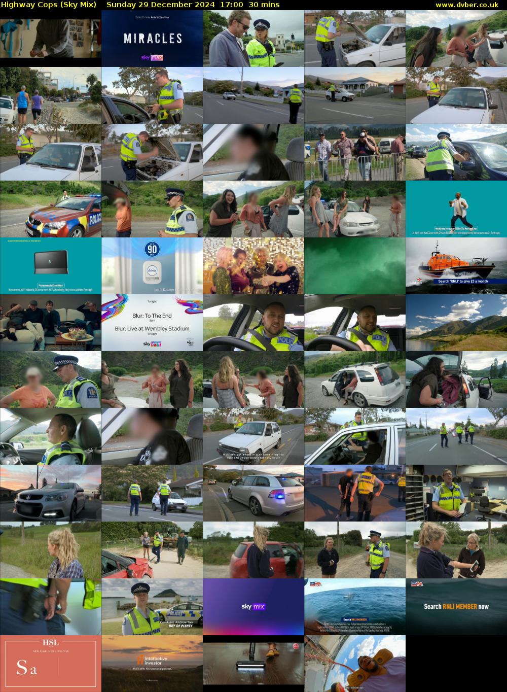 Highway Cops (Sky Mix) Sunday 29 December 2024 17:00 - 17:30