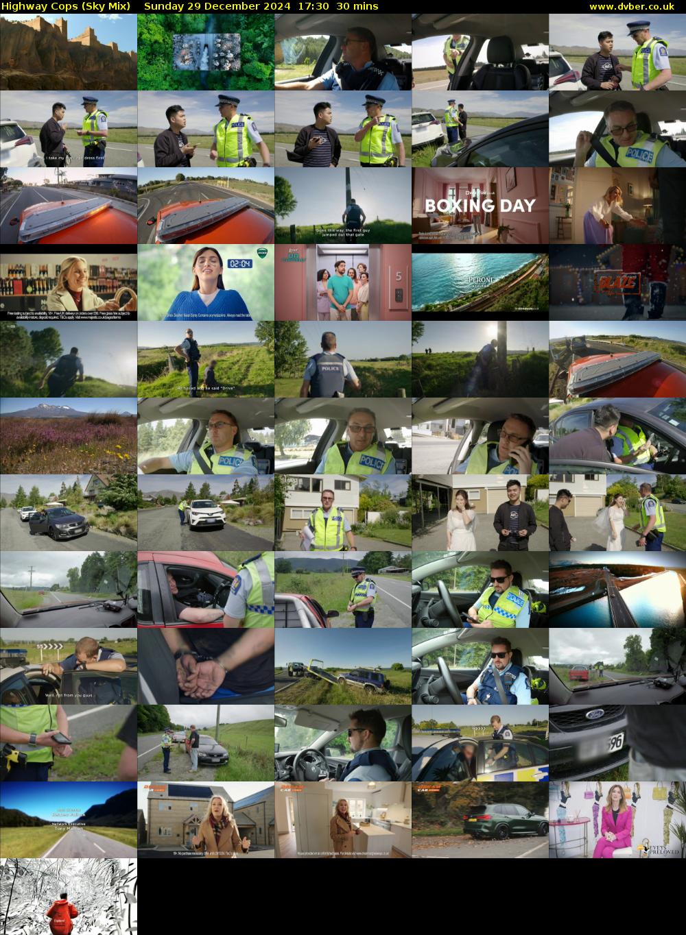 Highway Cops (Sky Mix) Sunday 29 December 2024 17:30 - 18:00