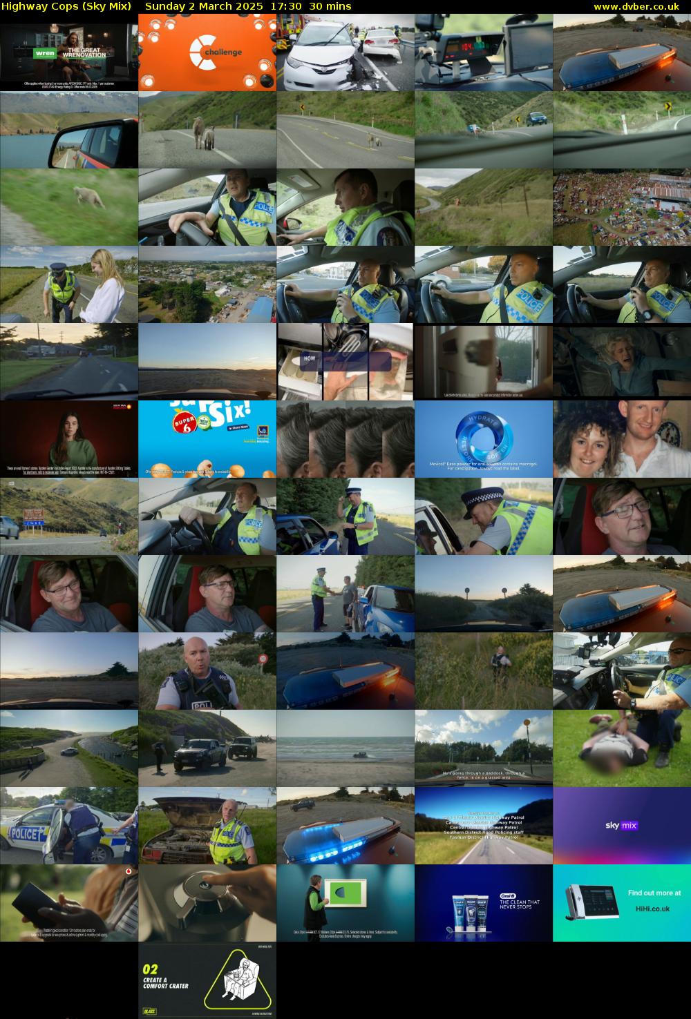 Highway Cops (Sky Mix) Sunday 2 March 2025 17:30 - 18:00