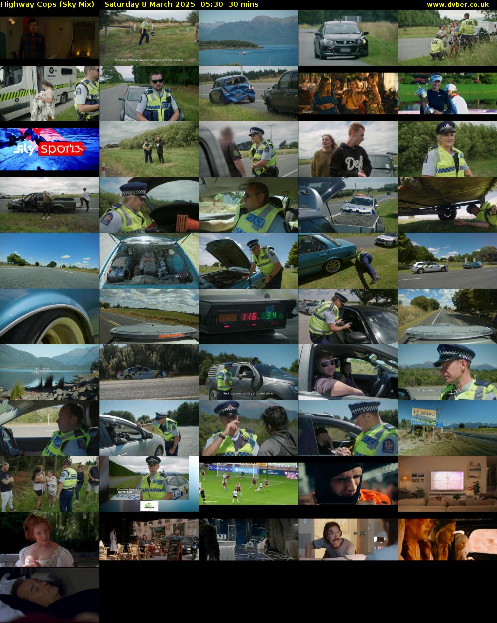 Highway Cops (Sky Mix) Saturday 8 March 2025 05:30 - 06:00