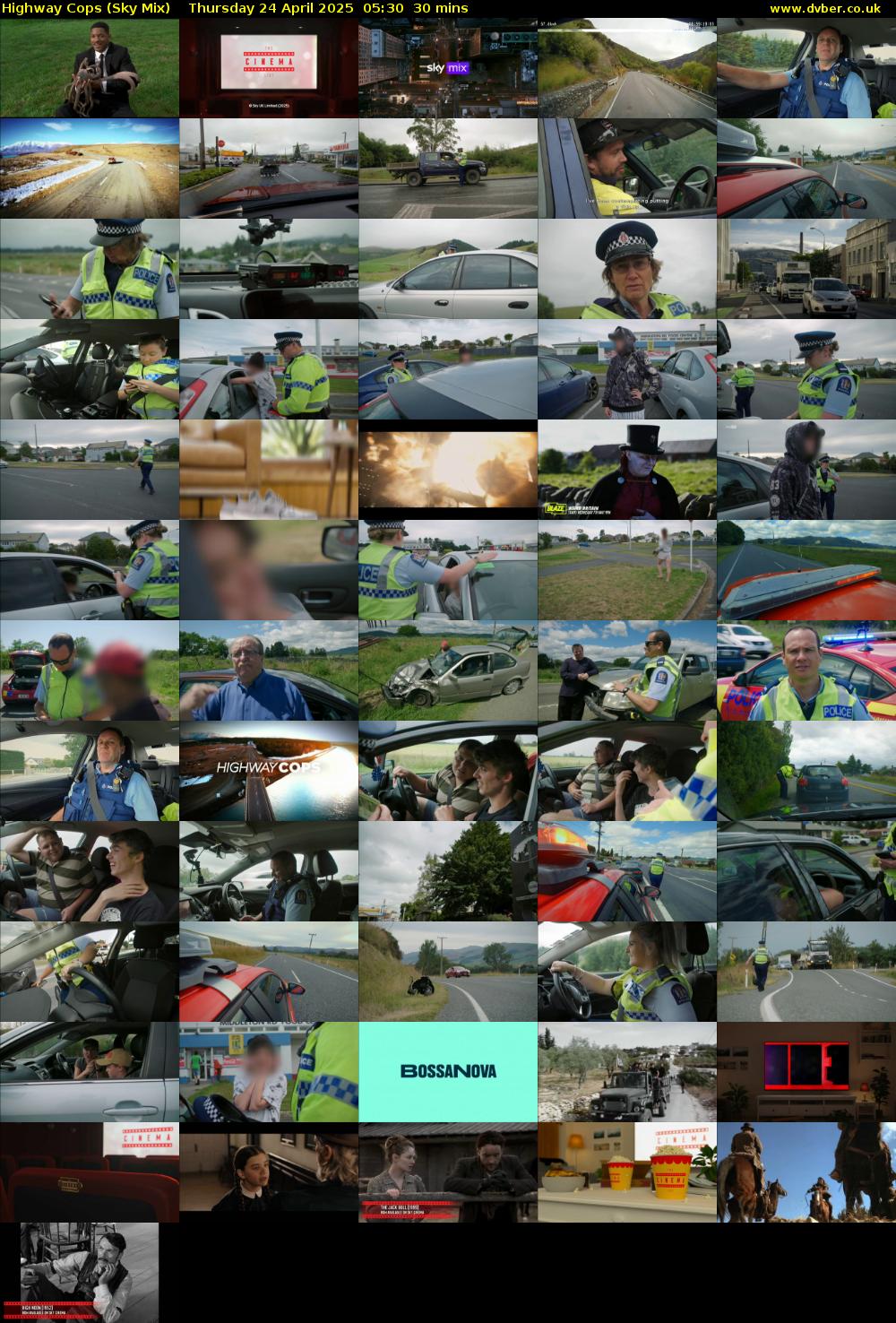 Highway Cops (Sky Mix) Thursday 24 April 2025 05:30 - 06:00