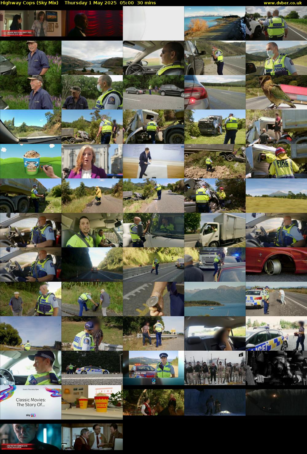 Highway Cops (Sky Mix) Thursday 1 May 2025 05:00 - 05:30