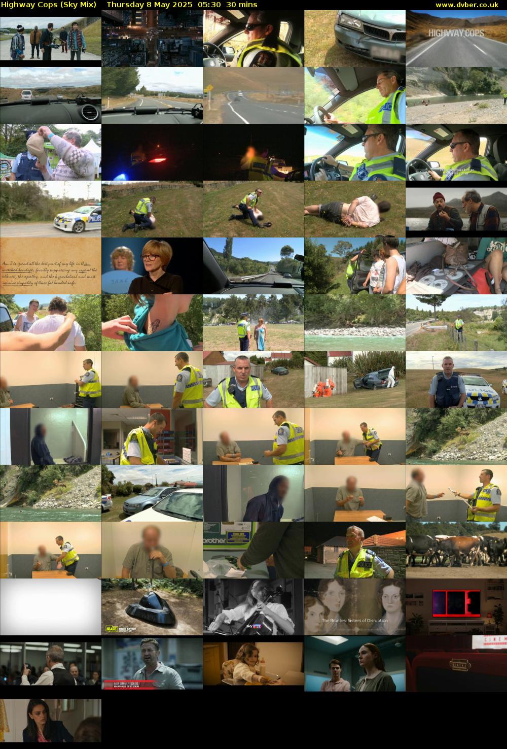Highway Cops (Sky Mix) Thursday 8 May 2025 05:30 - 06:00