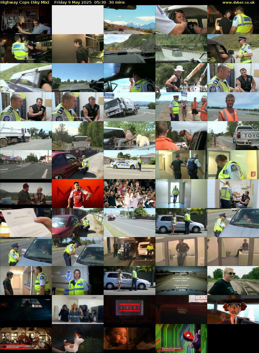 Highway Cops (Sky Mix) Friday 9 May 2025 05:30 - 06:00