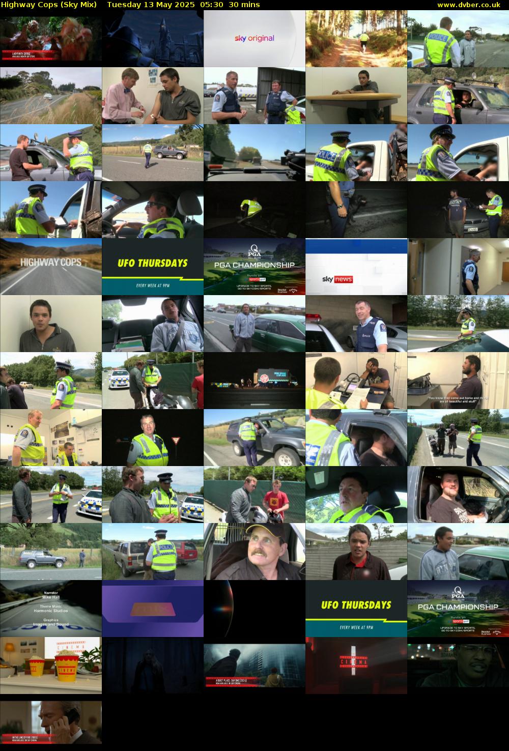 Highway Cops (Sky Mix) Tuesday 13 May 2025 05:30 - 06:00