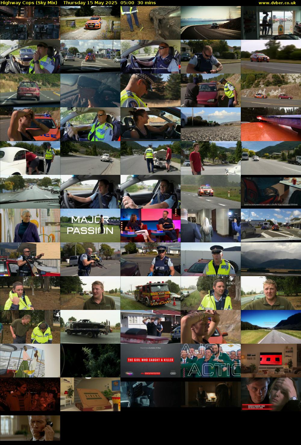 Highway Cops (Sky Mix) Thursday 15 May 2025 05:00 - 05:30