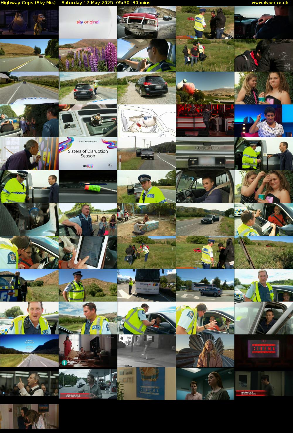 Highway Cops (Sky Mix) Saturday 17 May 2025 05:30 - 06:00