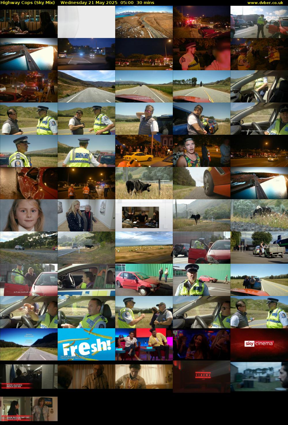 Highway Cops (Sky Mix) Wednesday 21 May 2025 05:00 - 05:30