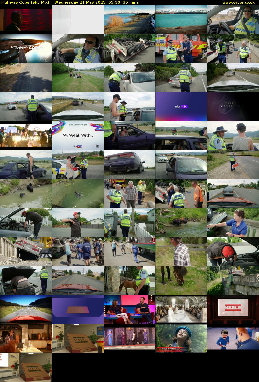 Highway Cops (Sky Mix) Wednesday 21 May 2025 05:30 - 06:00