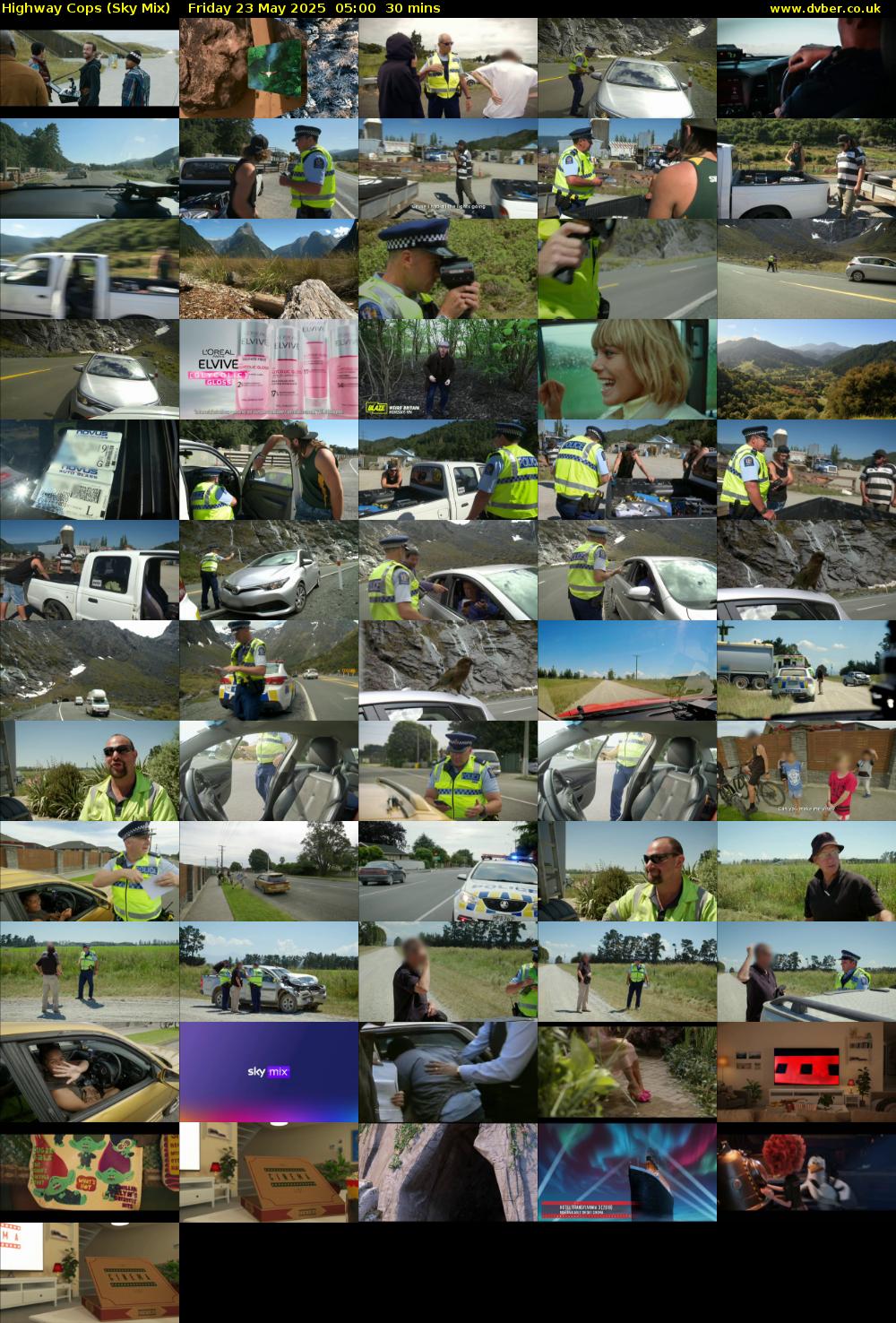 Highway Cops (Sky Mix) Friday 23 May 2025 05:00 - 05:30