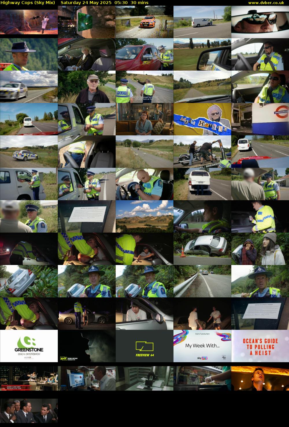 Highway Cops (Sky Mix) Saturday 24 May 2025 05:30 - 06:00