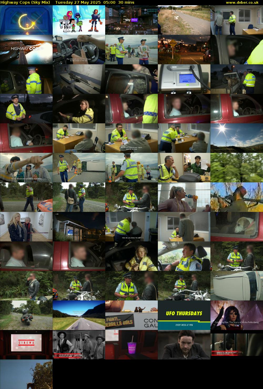 Highway Cops (Sky Mix) Tuesday 27 May 2025 05:00 - 05:30