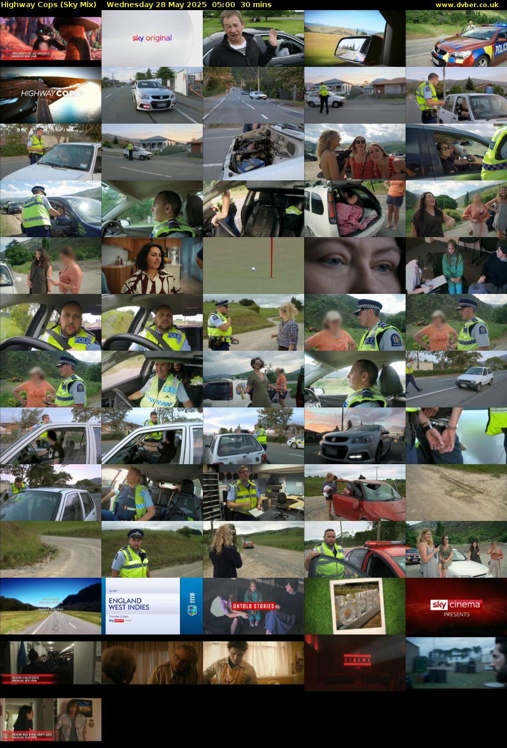 Highway Cops (Sky Mix) Wednesday 28 May 2025 05:00 - 05:30