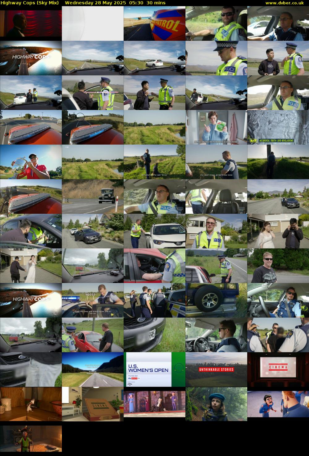 Highway Cops (Sky Mix) Wednesday 28 May 2025 05:30 - 06:00
