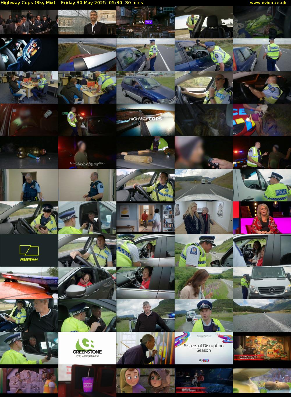 Highway Cops (Sky Mix) Friday 30 May 2025 05:30 - 06:00