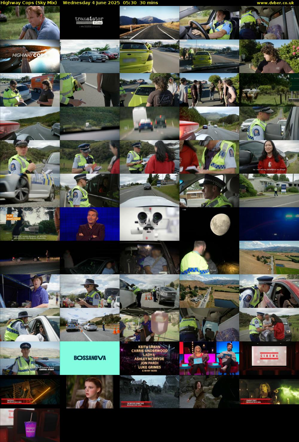 Highway Cops (Sky Mix) Wednesday 4 June 2025 05:30 - 06:00