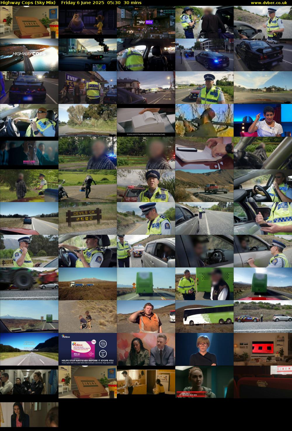 Highway Cops (Sky Mix) Friday 6 June 2025 05:30 - 06:00