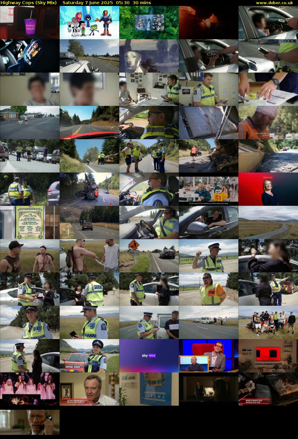 Highway Cops (Sky Mix) Saturday 7 June 2025 05:30 - 06:00