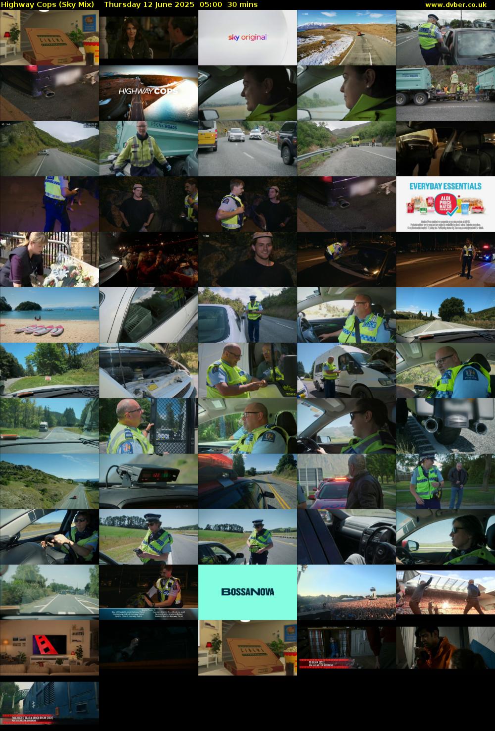 Highway Cops (Sky Mix) Thursday 12 June 2025 05:00 - 05:30