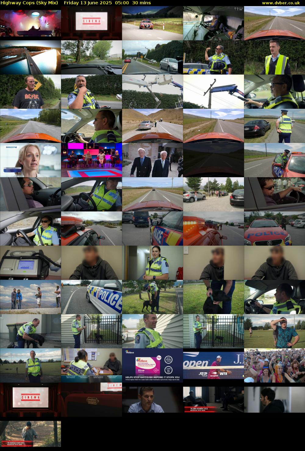 Highway Cops (Sky Mix) Friday 13 June 2025 05:00 - 05:30