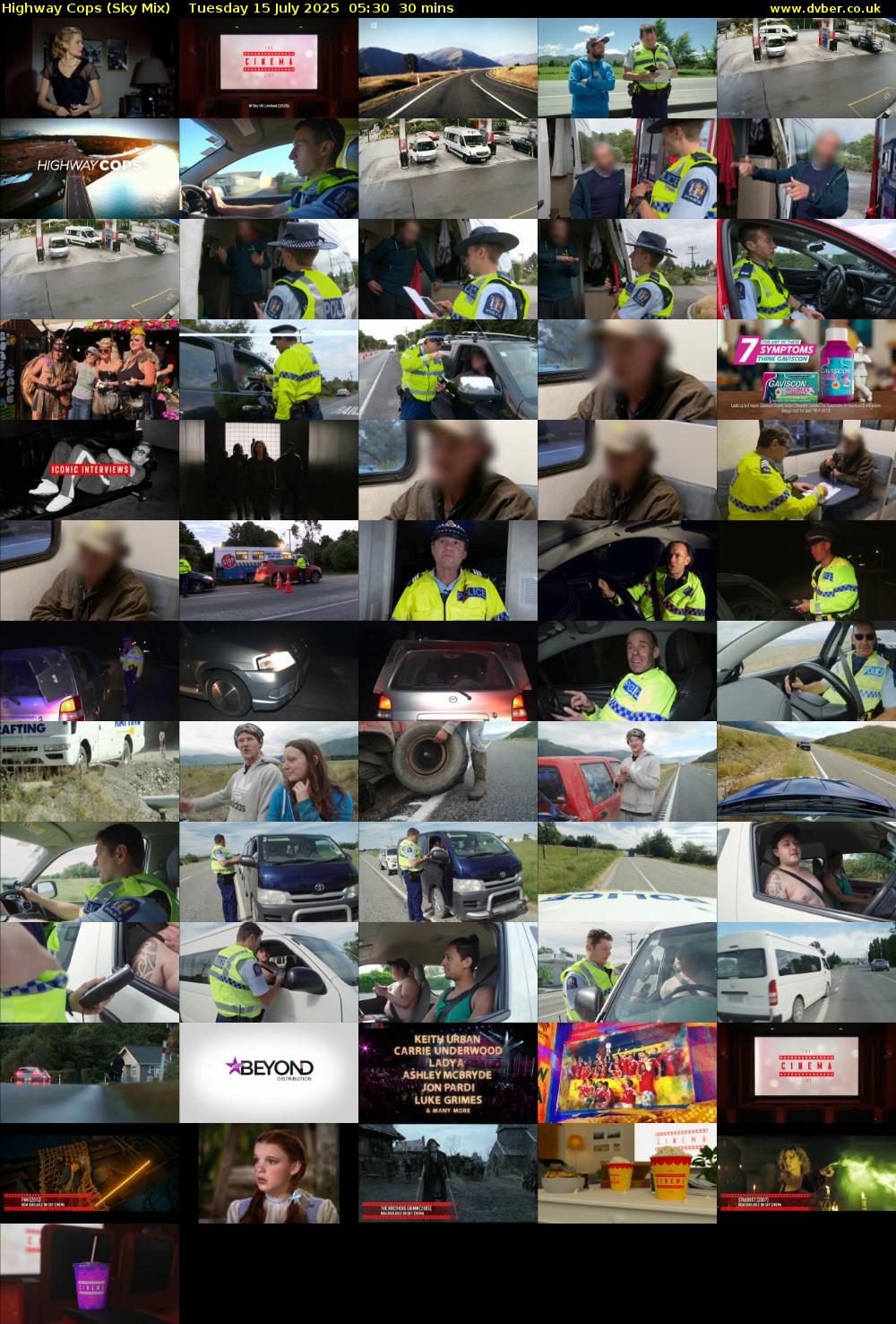 Highway Cops (Sky Mix) Tuesday 15 July 2025 05:30 - 06:00