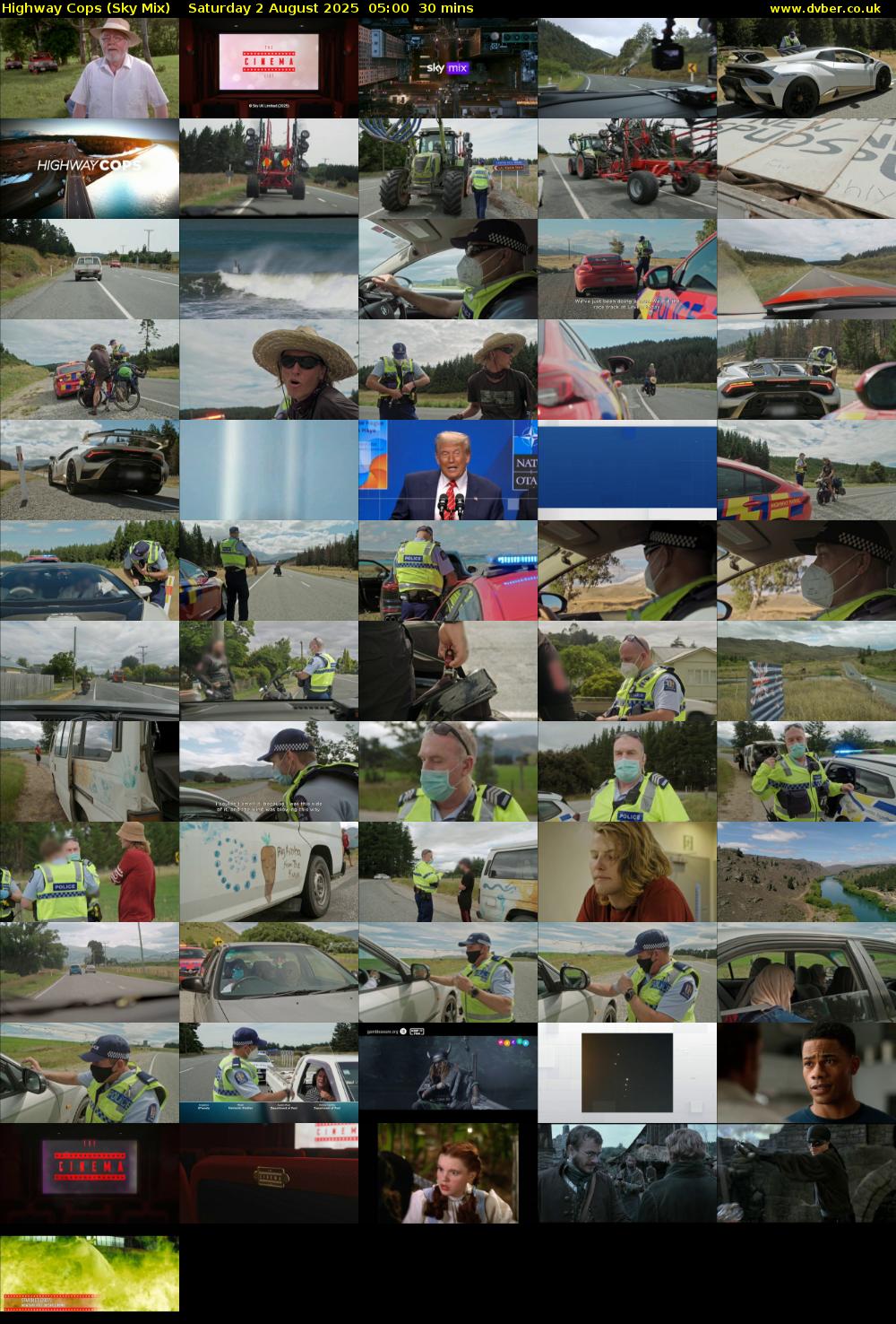 Highway Cops (Sky Mix) Saturday 2 August 2025 05:00 - 05:30