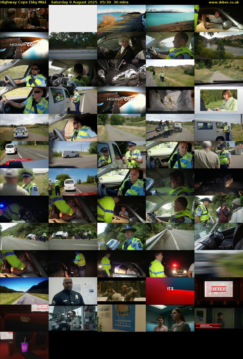 Highway Cops (Sky Mix) Saturday 9 August 2025 05:30 - 06:00