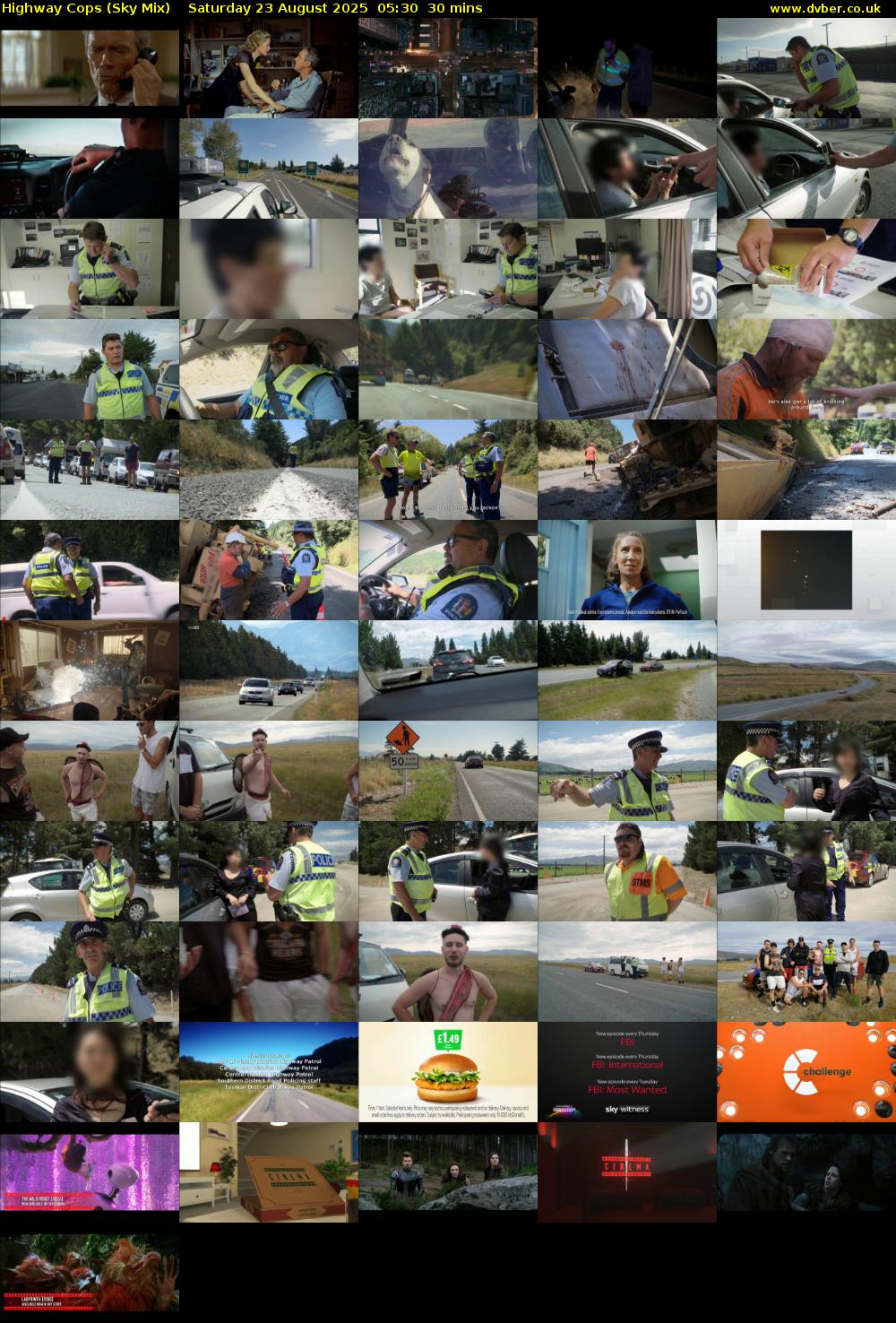 Highway Cops (Sky Mix) Saturday 23 August 2025 05:30 - 06:00