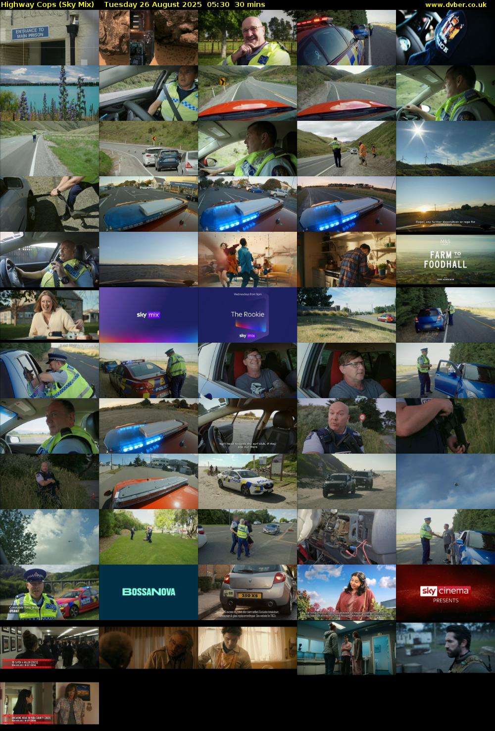 Highway Cops (Sky Mix) Tuesday 26 August 2025 05:30 - 06:00