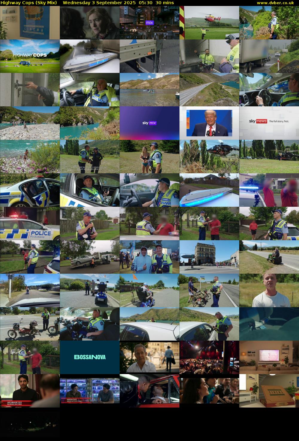 Highway Cops (Sky Mix) Wednesday 3 September 2025 05:30 - 06:00