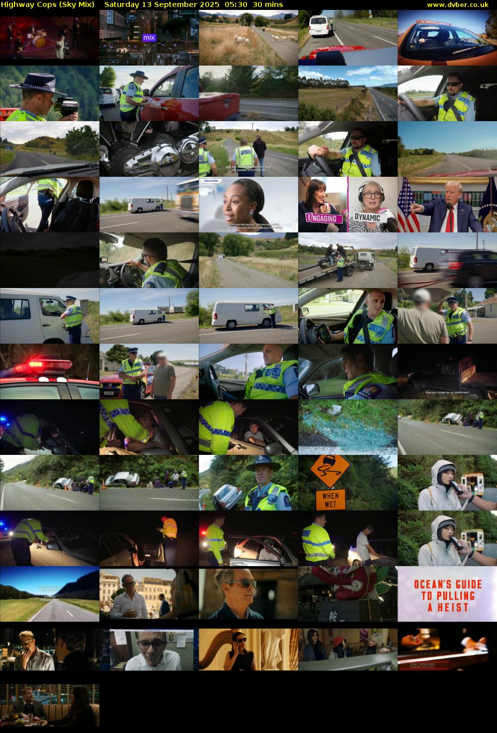 Highway Cops (Sky Mix) Saturday 13 September 2025 05:30 - 06:00