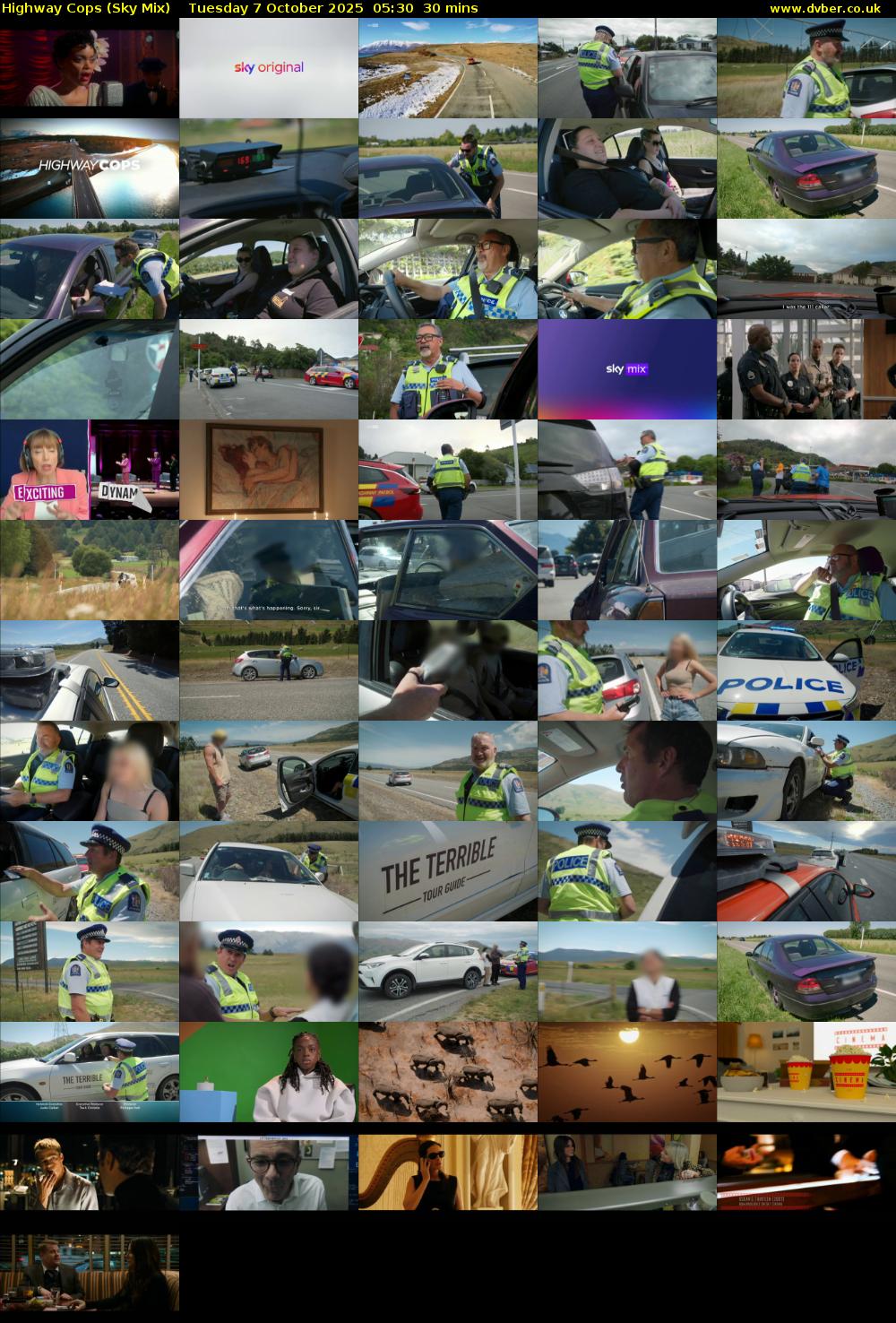 Highway Cops (Sky Mix) Tuesday 7 October 2025 05:30 - 06:00
