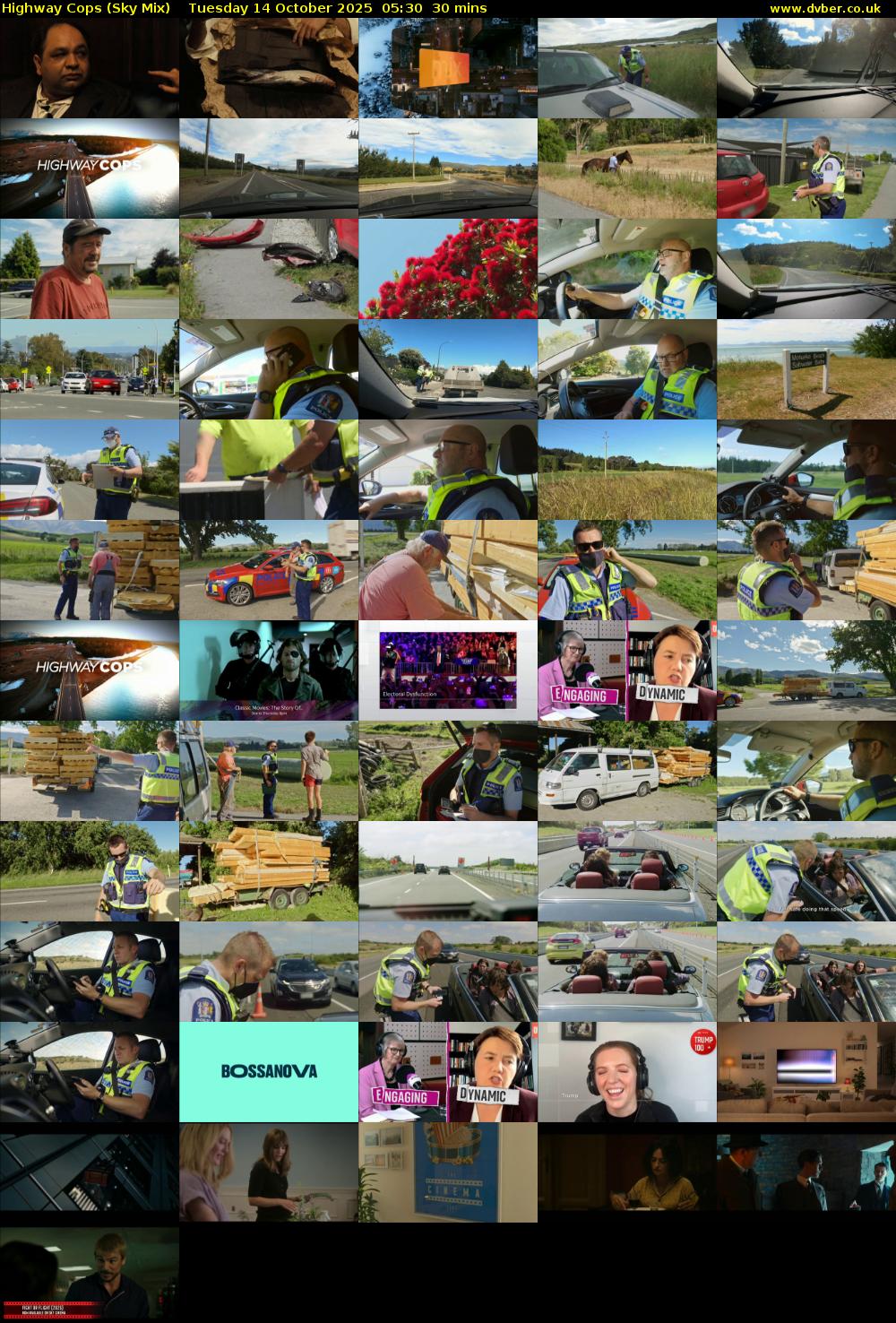 Highway Cops (Sky Mix) Tuesday 14 October 2025 05:30 - 06:00