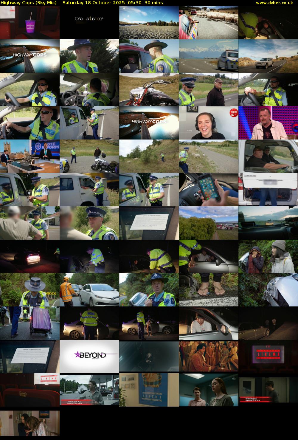Highway Cops (Sky Mix) Saturday 18 October 2025 05:30 - 06:00